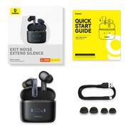 Casti in-ear Bluetooth True Wireless Baseus Earbuds Bowie 30, negru