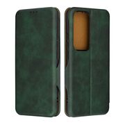 Husa tip carte pentru Oppo Reno 12 Pro Smart Wallet fata - spate protectie 360 - verde