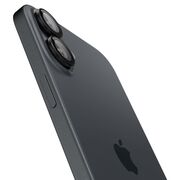 [Pachet 2x] Folie sticla camera iPhone 16 / 16 Plus Spigen Glas.tR Optik EZ Fit Pro, negru