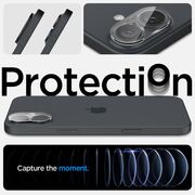 [Pachet 2x] Folie sticla camera iPhone 16 / 16 Plus Spigen Glas.tR Optik, transparenta