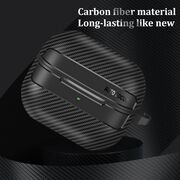 Techsuit - carbonfiber - for samsung galaxy buds 3 / 3 pro - black
