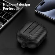 Techsuit - carbonfiber - for samsung galaxy buds 3 / 3 pro - black
