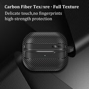 Techsuit - carbonfiber - for samsung galaxy buds 3 / 3 pro - black