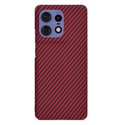 Husa pentru  Motorola Edge 50 Pro CarbonFiber UltraSlim, Lightweight, rosu
