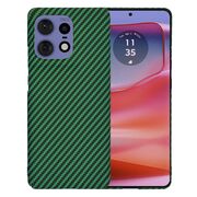 Husa pentru  Motorola Edge 50 Pro CarbonFiber UltraSlim, Lightweight, verde