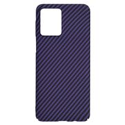 Husa pentru  Motorola Moto G54, G54 Power Edition CarbonFiber UltraSlim, Lightweight, mov
