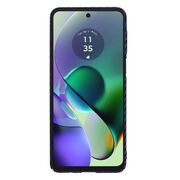 Husa pentru  Motorola Moto G54, G54 Power Edition CarbonFiber UltraSlim, Lightweight, mov