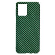 Husa pentru  Motorola Moto G54, G54 Power Edition CarbonFiber UltraSlim, Lightweight, verde