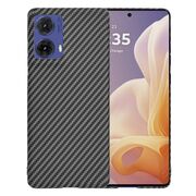 Husa pentru  Motorola Moto G85 CarbonFiber UltraSlim, Lightweight, negru