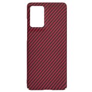 Husa pentru  Motorola Moto G85 CarbonFiber UltraSlim, Lightweight, rosu