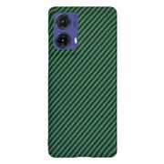 Husa pentru  Motorola Moto G85 CarbonFiber UltraSlim, Lightweight, verde
