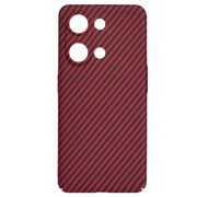 Husa pentru  OnePlus Nord 3 CarbonFiber UltraSlim, Lightweight, rosu
