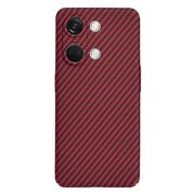 Husa pentru  OnePlus Nord 3 CarbonFiber UltraSlim, Lightweight, rosu