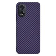 Husa pentru  Oppo A18, A38 CarbonFiber UltraSlim, Lightweight, mov