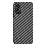 Husa pentru  Oppo A18, A38 CarbonFiber UltraSlim, Lightweight, negru