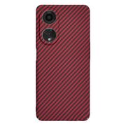 Husa pentru  Oppo A98 CarbonFiber UltraSlim, Lightweight, rosu