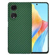 Husa pentru  Oppo A98 CarbonFiber UltraSlim, Lightweight, verde