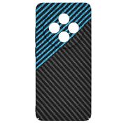 Husa pentru  Oppo Reno 12F, 12FS CarbonFiber UltraSlim, Lightweight, albastru deschis