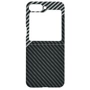 Husa pentru  Samsung Galaxy Z Flip 6 CarbonFiber UltraSlim, Lightweight, negru