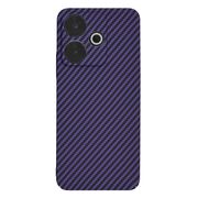 Husa pentru  Xiaomi Redmi 13 CarbonFiber UltraSlim, Lightweight, mov