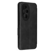 Husa tip carte pentru Honor 200 Pro Smart Wallet fata - spate protectie 360 - negru
