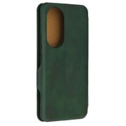 Husa tip carte pentru Honor 90 Smart Wallet fata - spate protectie 360 - verde