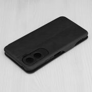 Husa tip carte pentru Honor 90 lite Smart Wallet fata - spate protectie 360 - negru