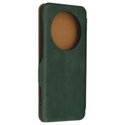 Husa tip carte pentru Honor Magic 6 Lite Smart Wallet fata - spate protectie 360 - verde