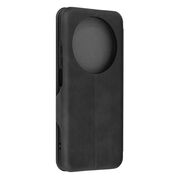 Husa tip carte pentru Huawei Nova 12i Smart Wallet fata - spate protectie 360 - negru