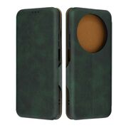 Husa tip carte pentru Huawei Nova 12i Smart Wallet fata - spate protectie 360 - verde