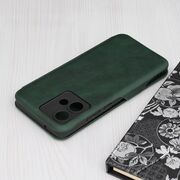 Husa tip carte pentru Motorola Edge 40 NEO Smart Wallet fata - spate protectie 360 - verde