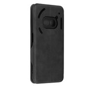 Husa tip carte pentru Nothing Phone (2a), (2a) Plus Smart Wallet fata - spate protectie 360 - negru