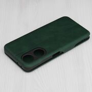Husa tip carte pentru Oppo A98 Smart Wallet fata - spate protectie 360 - verde