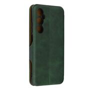 Husa tip carte pentru Realme C65 Smart Wallet fata - spate protectie 360 - verde