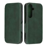 Husa tip carte pentru Samsung Galaxy S24 Smart Wallet fata - spate protectie 360 - verde