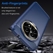 Husa pentru Realme 13 Pro / 13 Pro+ Carbon Liquid Silicone, albastru