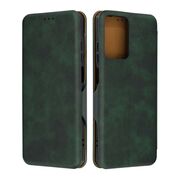 Husa tip carte pentru Poco F6 Smart Wallet fata - spate protectie 360 - verde