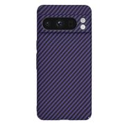 Husa pentru  Google Pixel 8 Pro CarbonFiber UltraSlim, Lightweight, mov