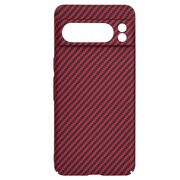 Husa pentru  Google Pixel 8 Pro CarbonFiber UltraSlim, Lightweight, rosu