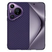 Husa pentru  Huawei Pura 70 Pro CarbonFiber UltraSlim, Lightweight, mov