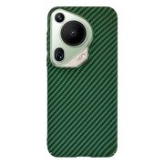 Husa pentru  Huawei Pura 70 Ultra CarbonFiber UltraSlim, Lightweight, verde