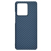 Husa pentru  Motorola Edge 40 CarbonFiber UltraSlim, Lightweight, albastru