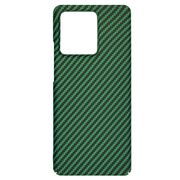 Husa pentru  Motorola Edge 40 CarbonFiber UltraSlim, Lightweight, verde