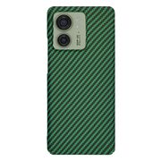 Husa pentru  Motorola Edge 40 CarbonFiber UltraSlim, Lightweight, verde