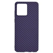 Husa pentru  Motorola Moto G84 CarbonFiber UltraSlim, Lightweight, mov
