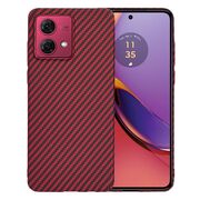 Husa pentru  Motorola Moto G84 CarbonFiber UltraSlim, Lightweight, rosu