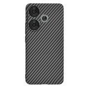 Husa pentru  Poco F6 CarbonFiber UltraSlim, Lightweight, negru