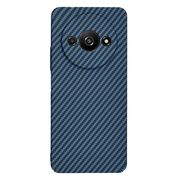 Husa pentru  Xiaomi Redmi A3 CarbonFiber UltraSlim, Lightweight, albastru