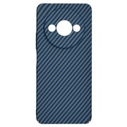Husa pentru  Xiaomi Redmi A3 CarbonFiber UltraSlim, Lightweight, albastru