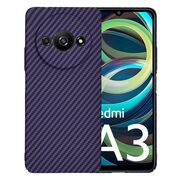 Husa pentru  Xiaomi Redmi A3 CarbonFiber UltraSlim, Lightweight, mov